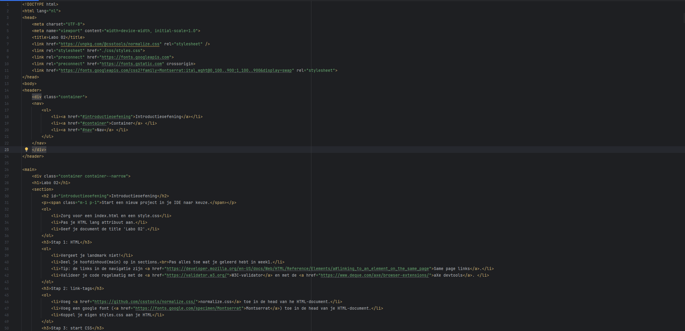 code voor css
