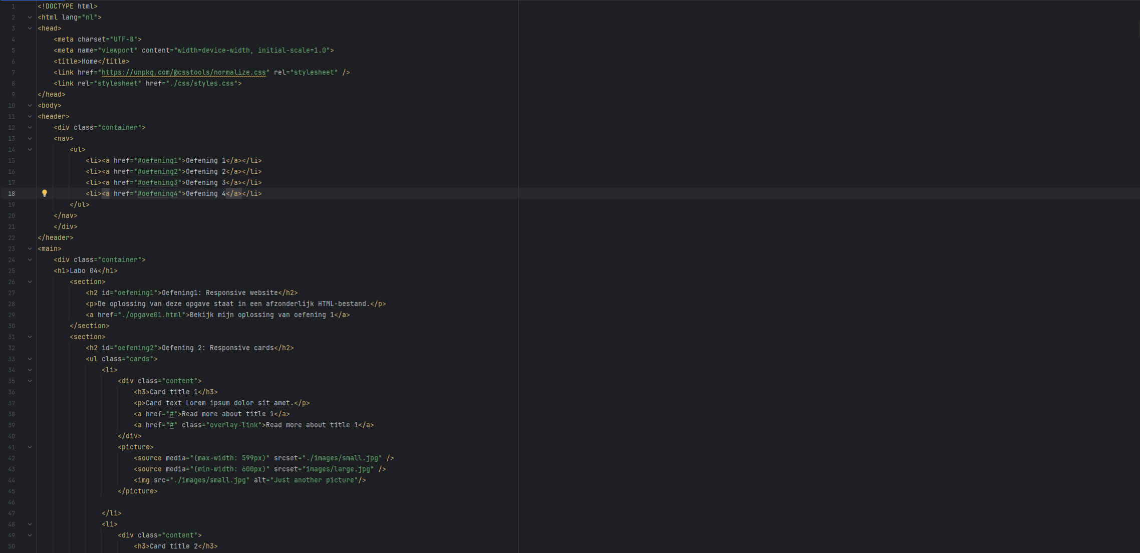 code voor responsive webdesign.